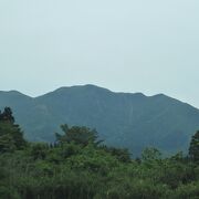 くじゅう連山の中で、目立ちました。