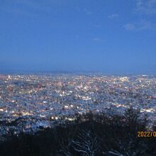 山頂展望台からの夜景