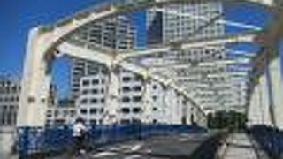 日本橋川が隅田川に流れ入る河口部に架かっています