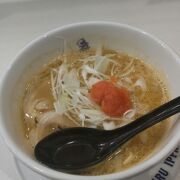 名物の明太子ラーメン