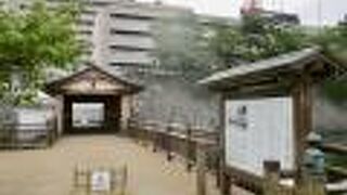 天守閣跡の近くに県庁が