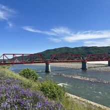 上田駅近くの土手から