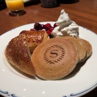 夕食のデザート