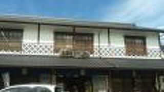 津山城のすぐ下