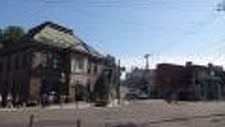 常夜灯がある交差点です。