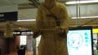 ユニークな表情をしています