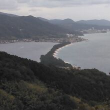 題目山からの天橋立