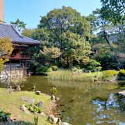 小倉城下の庭園です