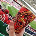 久しぶりのスタジアムビールは格別