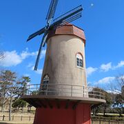 海浜公園の小高い山に登りました。