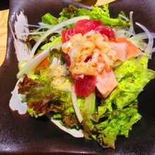 海鮮サラダ　￥1,078