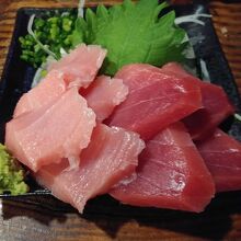 マグロの刺身