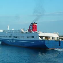 １便　１７：００発フェリーおおさかⅡ