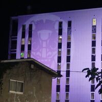 ライトアップされて綺麗