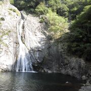 新神戸駅近くの滝