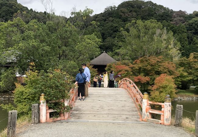 福島県唯一の国宝建造物、平泉にある金色堂にならって建立された