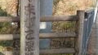 不忘山と横川の流れを一緒に鑑賞出来る場所