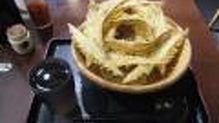 ごぼう天うどんを注文