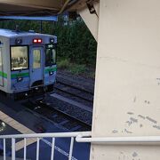 平日夕方に、富良野駅から旭川駅まで乗車