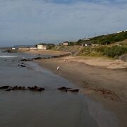 こぢんまりした海水浴場よ