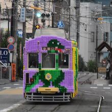 豊橋市内線の花電車に偶然出会います
