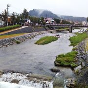 高山市内を流れる川☆