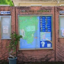 道の駅周辺の観光案内地図もばっちりです