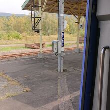 音威子府駅停車時