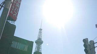 中央バス札幌ターミナル付近から眺めました