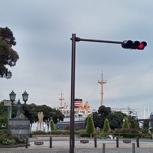 存在感バツグンの氷川丸