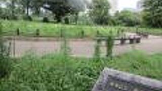 迎賓館の前にある公園