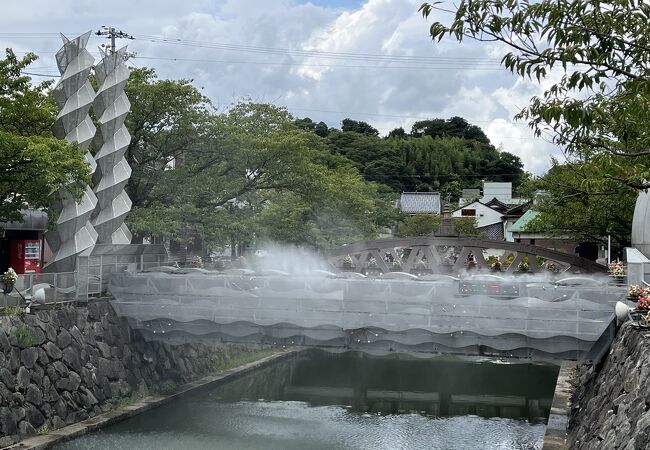 決まった時間にカラクリ時計が動き出す