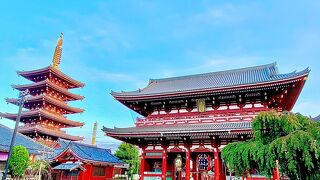 「浅草寺」早朝の浅草寺は、今まで以上に素晴らしかった！