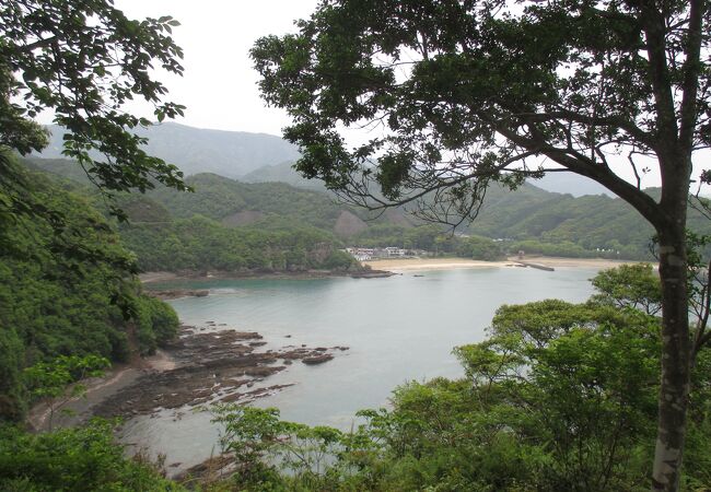 須美江海水浴場などの眺望が利きました。