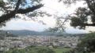 三重町の町並みが一望でした。