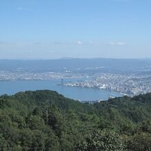 比叡山山頂からの眺望です