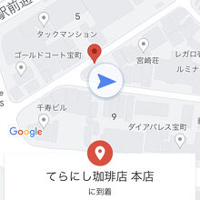 中区宝町【てらにし珈琲店】