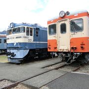 電車の展示