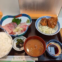 オススメの定食。がっつり。