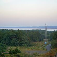 夕方の陸奥湾。