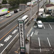 部屋からの眺望です。