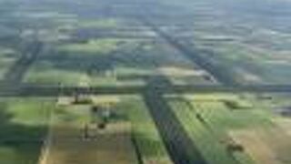 空から見るとスケールの大きさがよくわかる