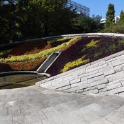 季節ごとに花を植え替えているようです