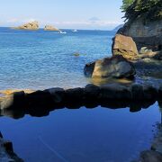 富士山が見える足湯