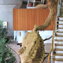 約10ｍもあるワラ作りの大蛇