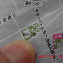現地の地図では「親富孝通り」