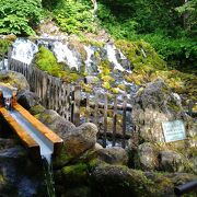 羊蹄山の湧水