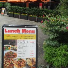 テラス席がオススメ