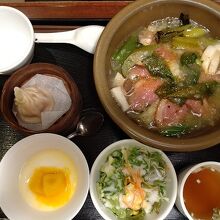 鴨のあんかけ炒飯