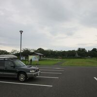 道の駅エリアは駐車場とトイレしかありません